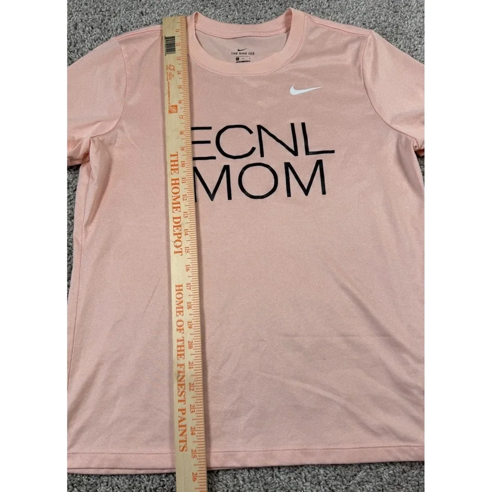 Nike Dri Fit Womens T-Shirts - Lot Of 2 -‎ ECNL Mom And Solid Gray Swoosh L / XL - Picture 7 of 13